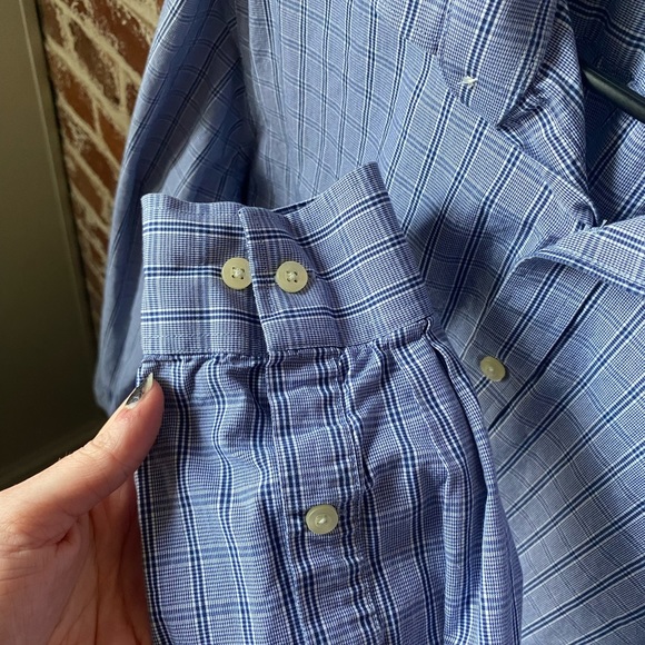 Men’s Michael Kors Blue/Purple Regular Fit Dress Shirt - Picture 4 of 4